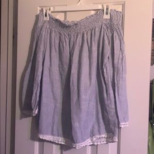 MEDIUM CHARMING CHARLIE OFF THE SHOULDER TOP